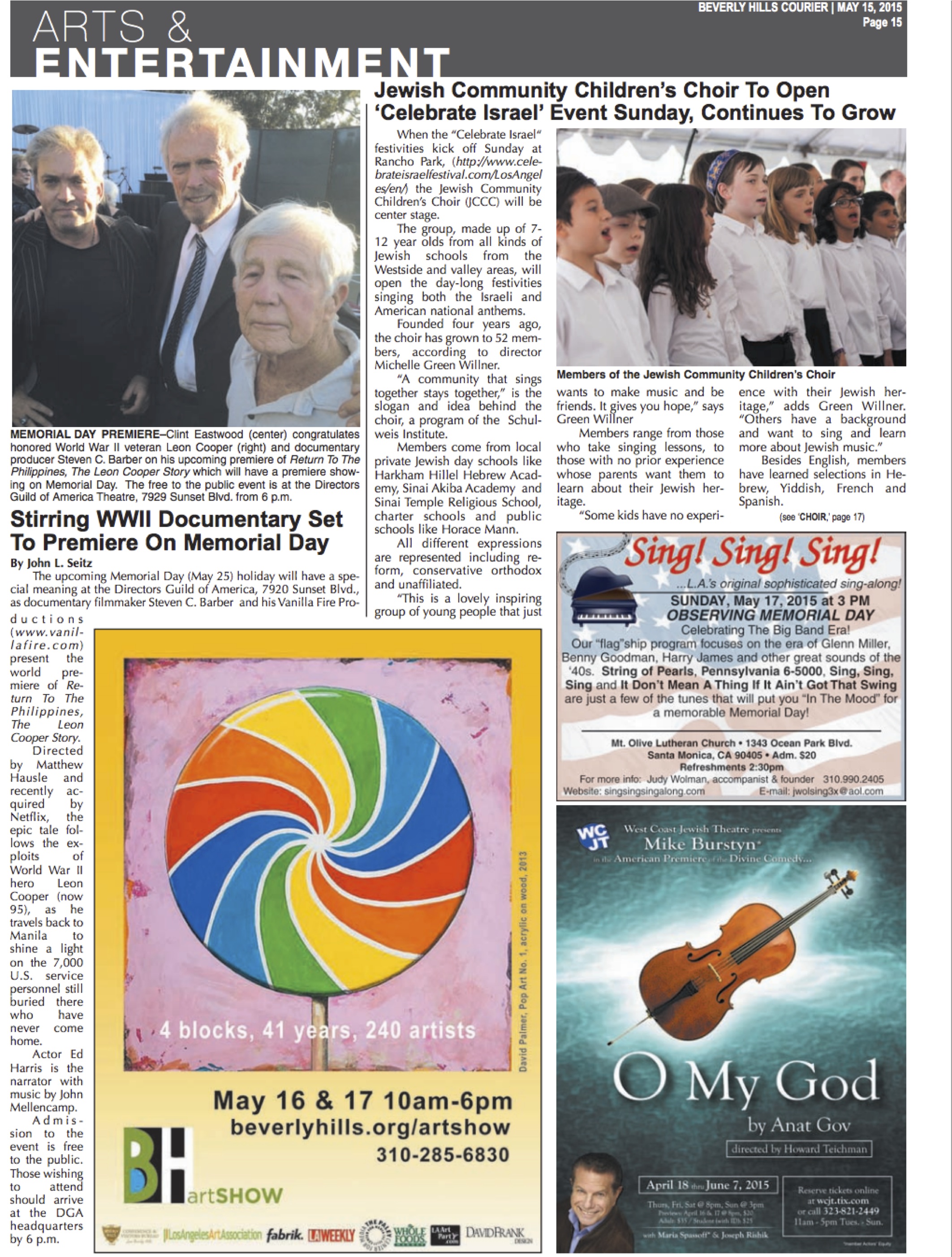 BH Courier JCCC 2015 Article pg. 1